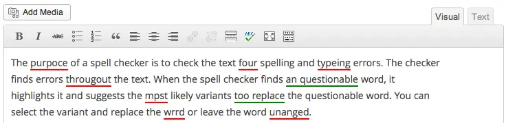 Tinymce-spellcheck