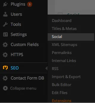 Yoast social tab